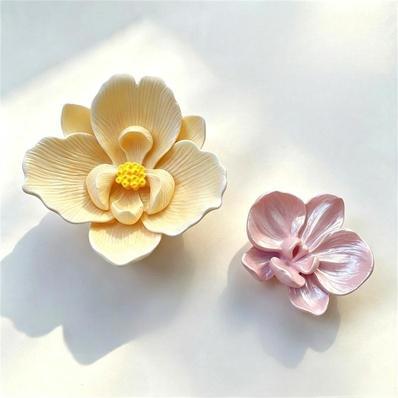 Potsticker Mold - 3D 나비 난초 실리콘 몰드 꽃