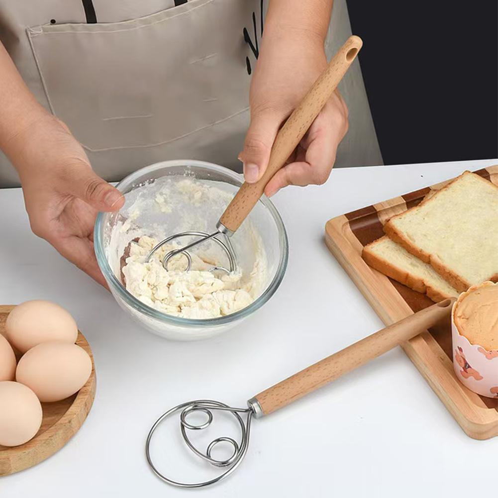 Danish Pancake Pan - 1개 신형 덴마크식 반죽 거품기 스테인리스
