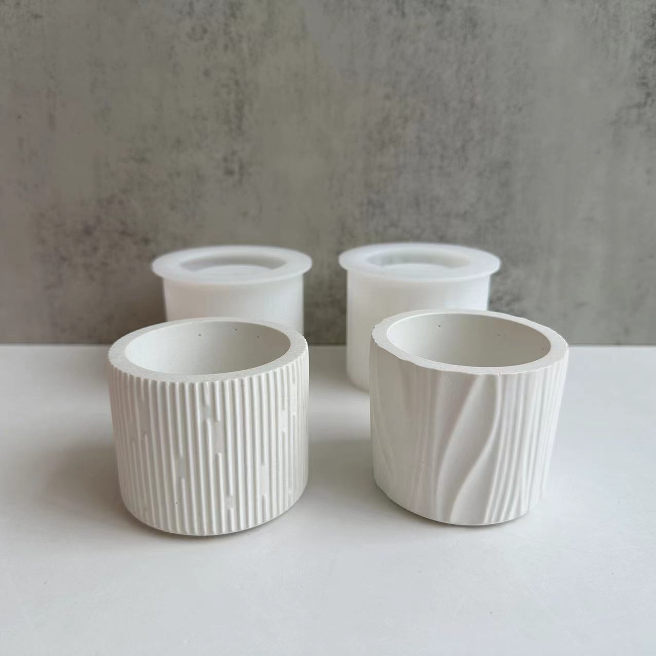 석고 줄 지어 양초 컵 실리콘 금형 DIY 콘크리트 원 - Potsticker Mold 리뷰 및 가격