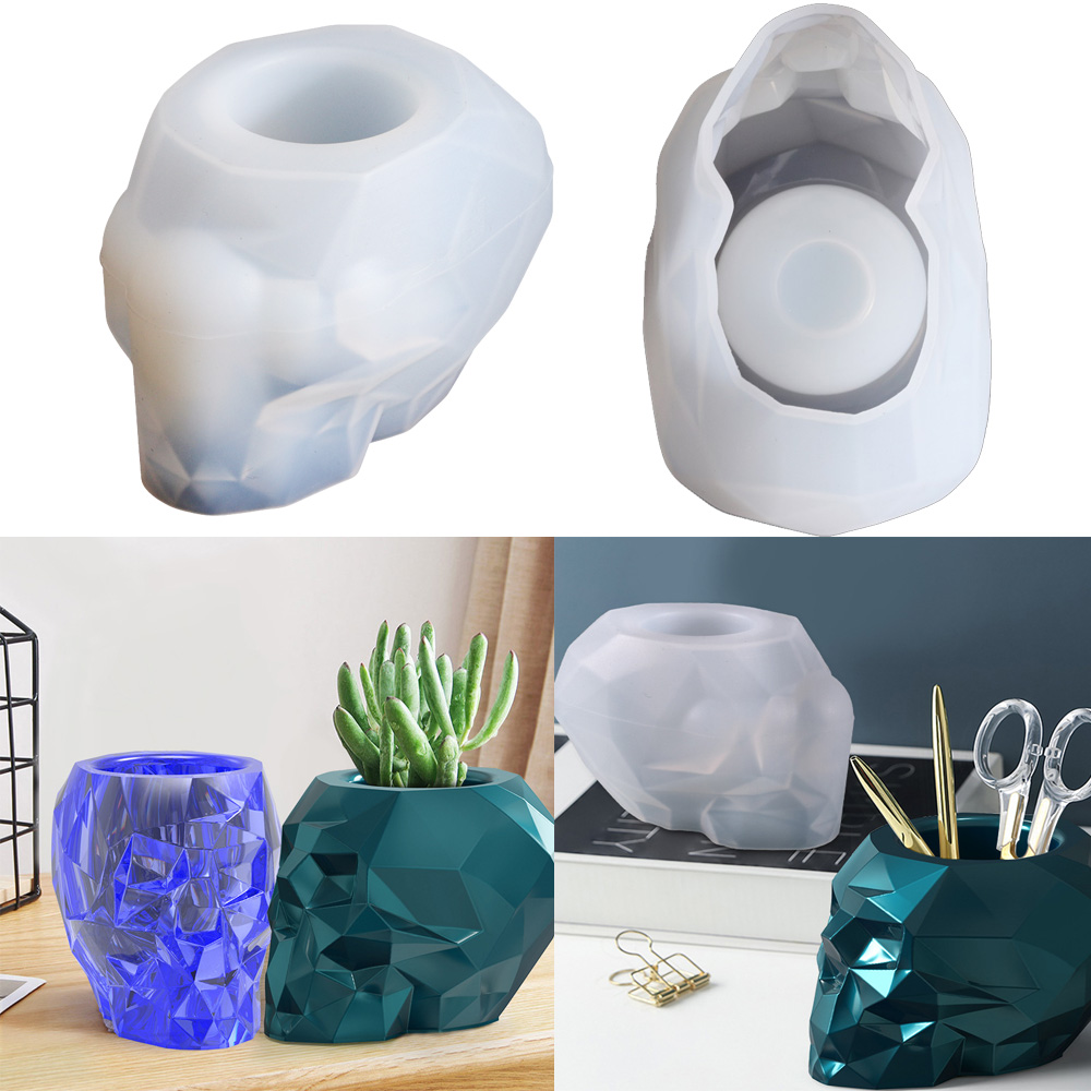 해골 모양 금형 펜 홀더 실리콘 금형 면 에폭시 수지  - Potsticker Mold 리뷰 및 가격